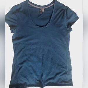 Ibex 100% Soft Merino Wool Teal Short Sleeve Tee